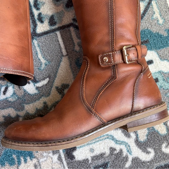 Pikolinos Aldaya Boots Women Sz EU 39 US 8.5 Knee High Brandy Leather Riding EUC - Picture 5 of 14